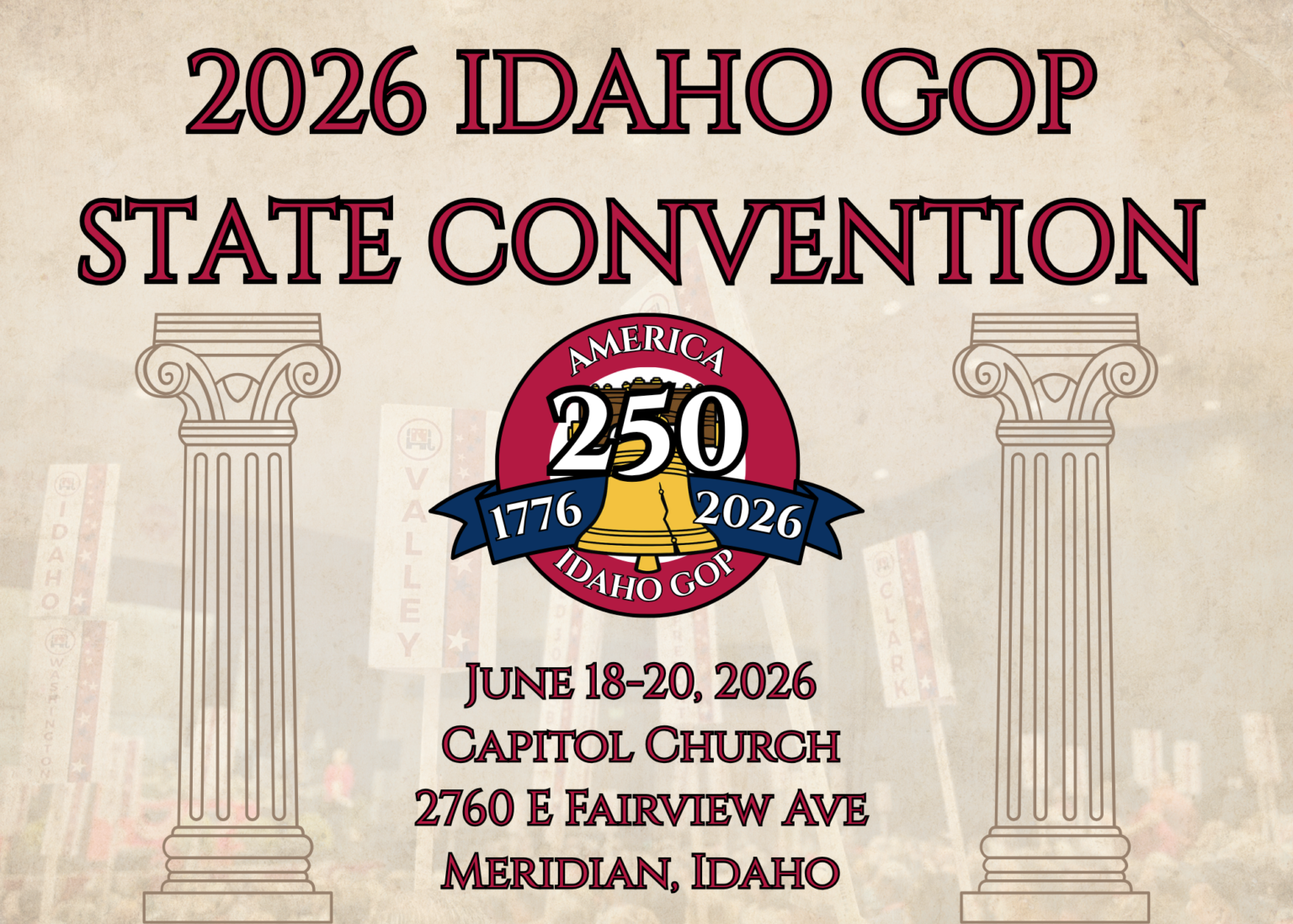 Gop Org IDGOP Summer Convention 2026 - Payette County Republicans